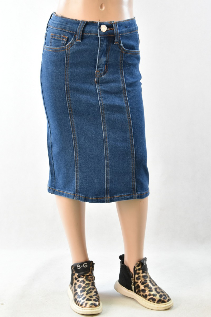 Girls Denim Skirt