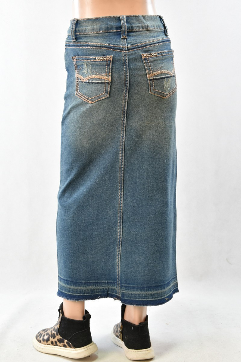 Girls Denim Skirt