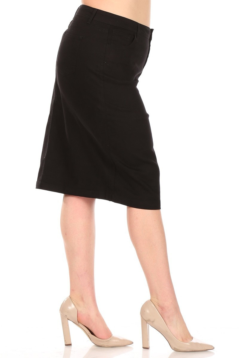 Denim Skirt Plus Size