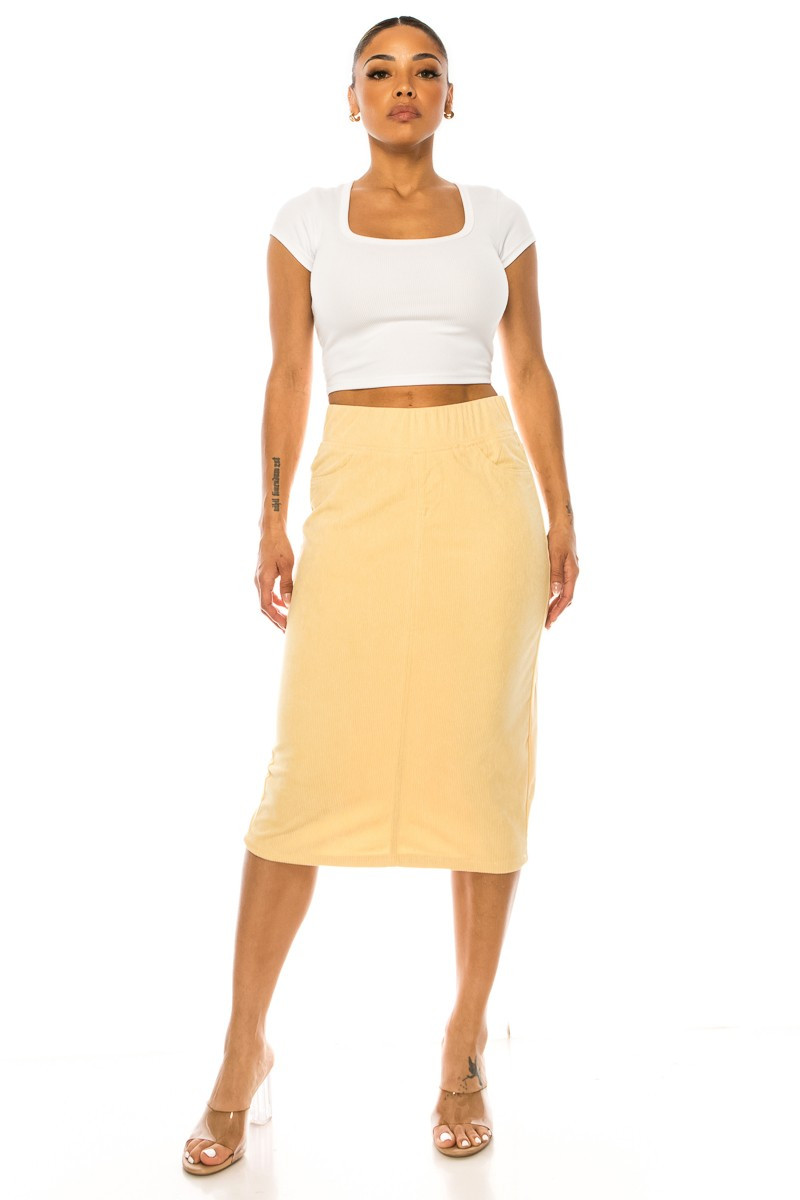 Corduroy Skirt