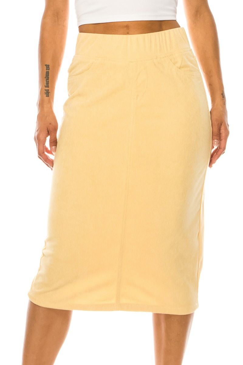 Corduroy Skirt