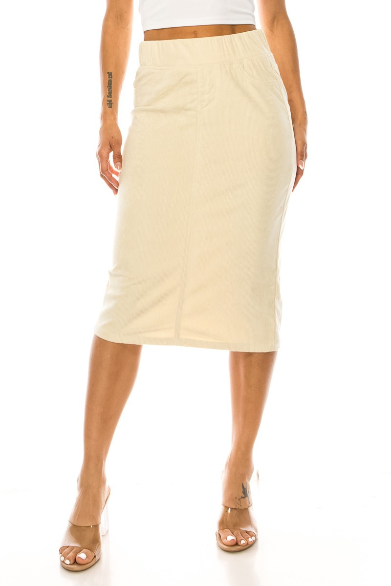 Corduroy Skirt