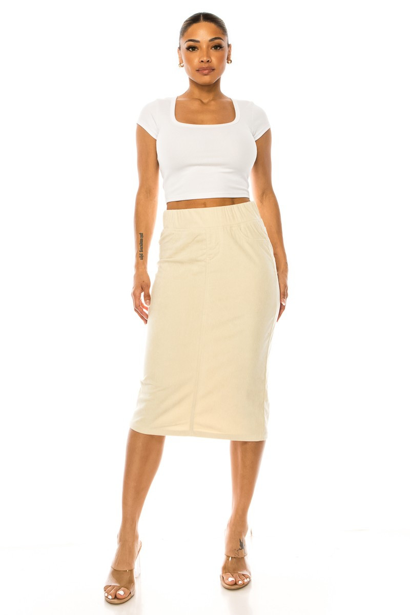 Corduroy Skirt