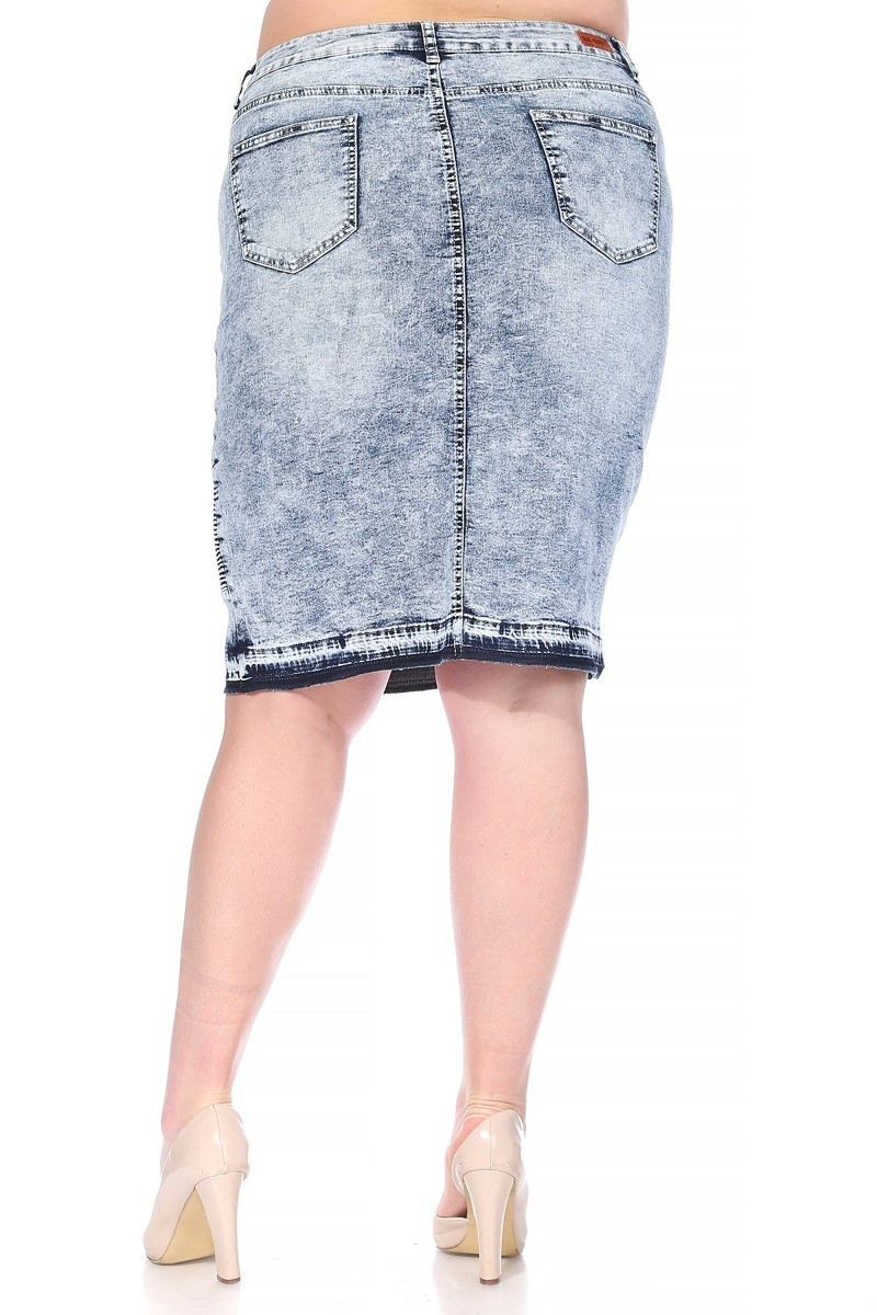 Denim Skirt Plus Size