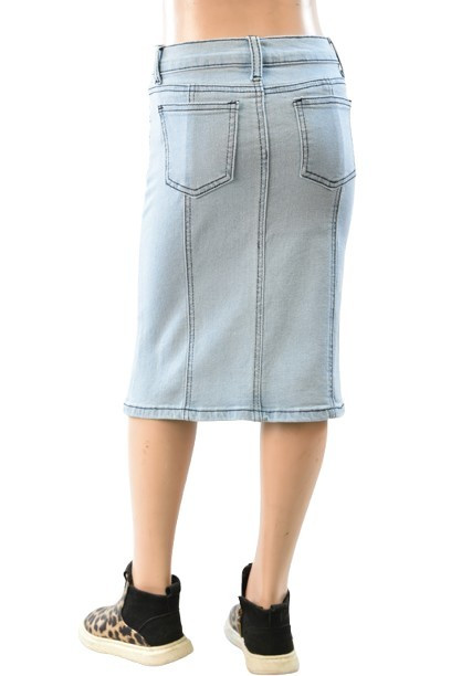 Girls Denim Skirt