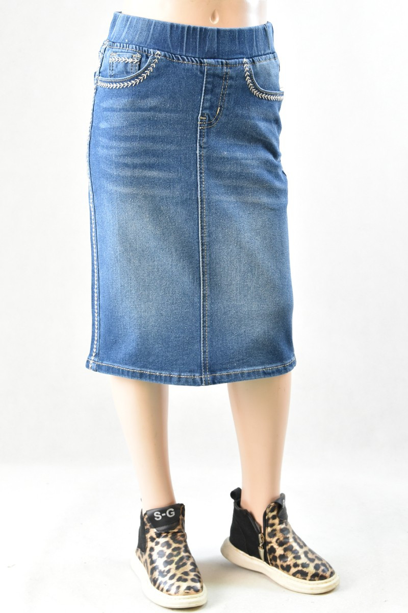 Girls Denim Skirt