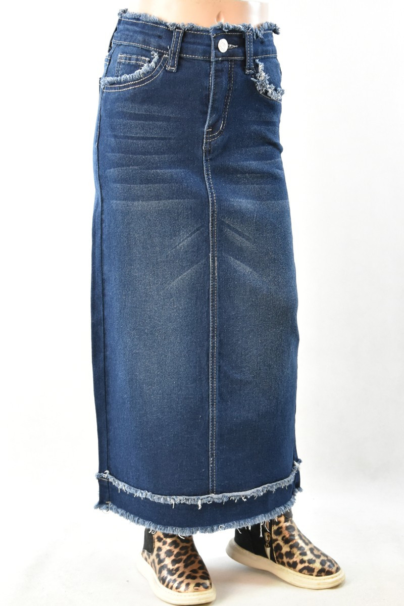Girls Denim Skirt