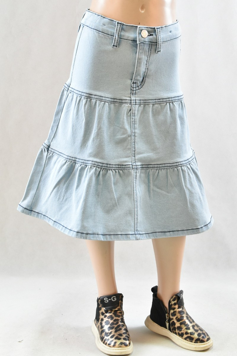 Girls Denim Skirt