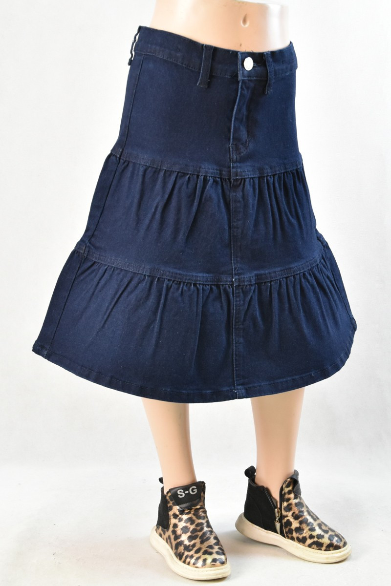 Girls Denim Skirt