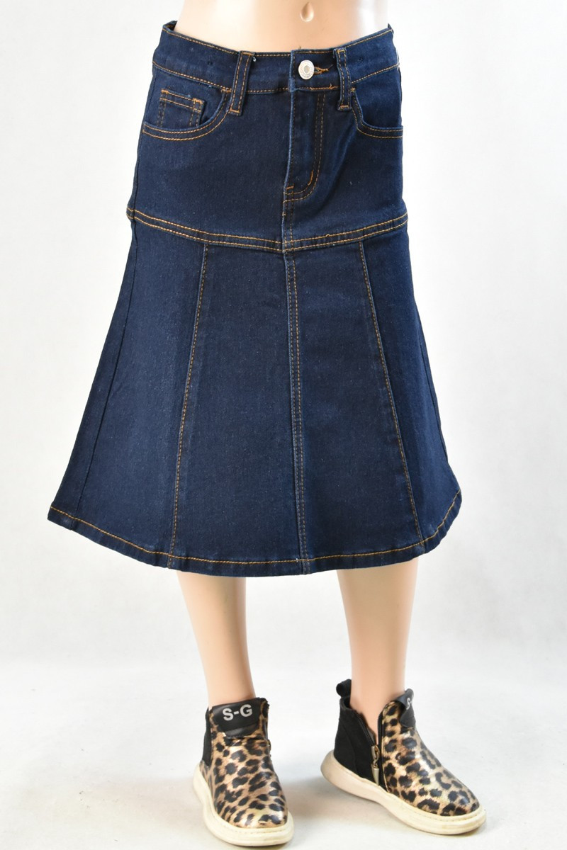 Girls Denim Skirt