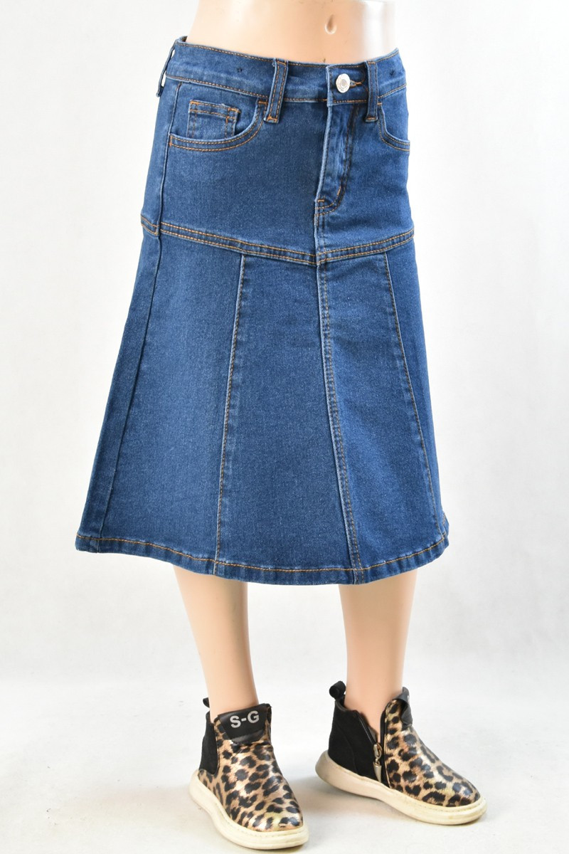 Girls Denim Skirt