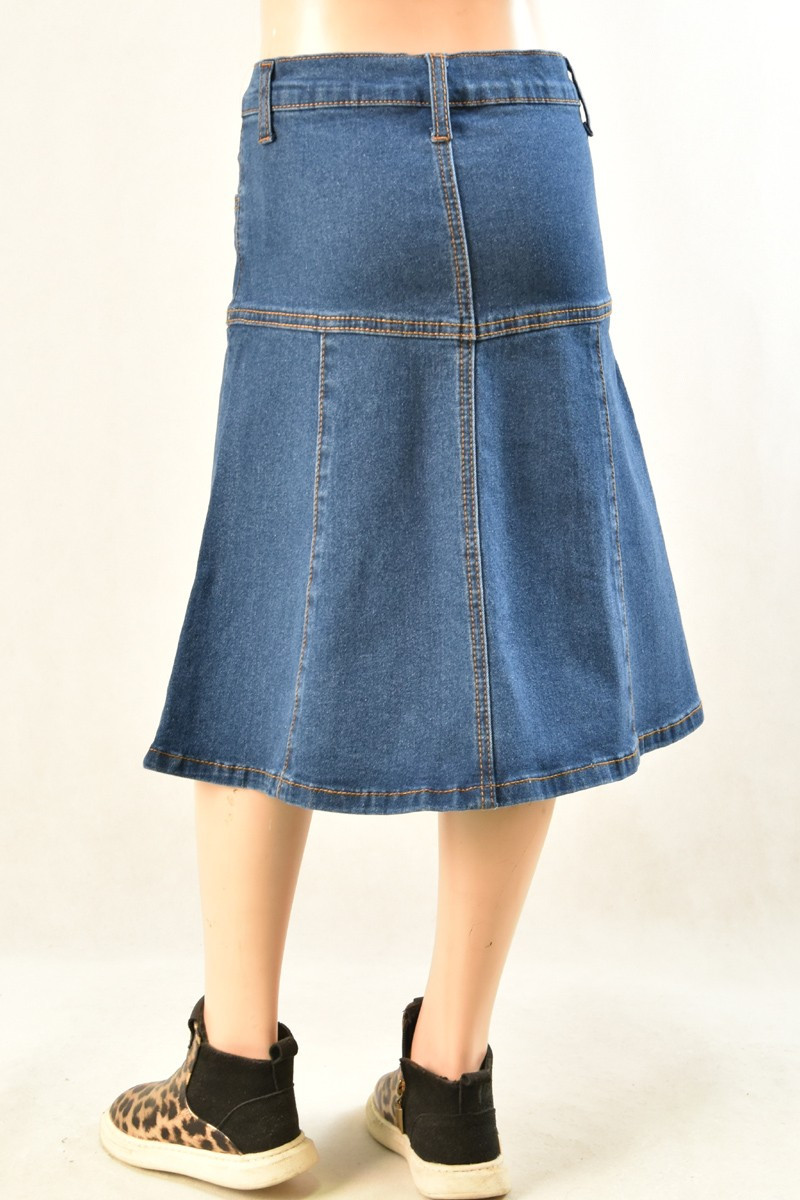 Girls Denim Skirt