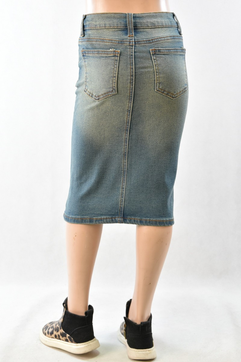 Girls Denim Skirt