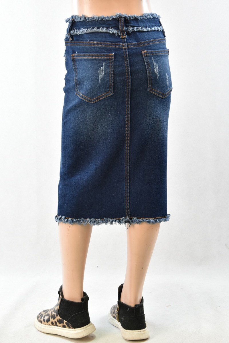 Girls Denim Skirt