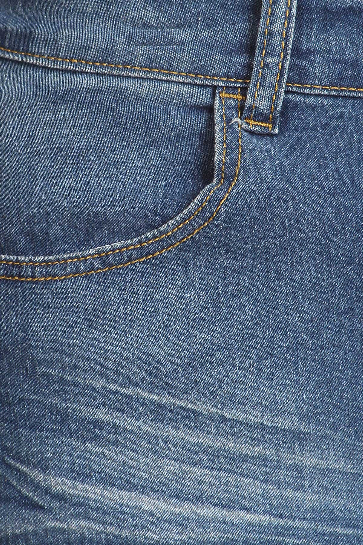 Denim Long Skirt Plus Size