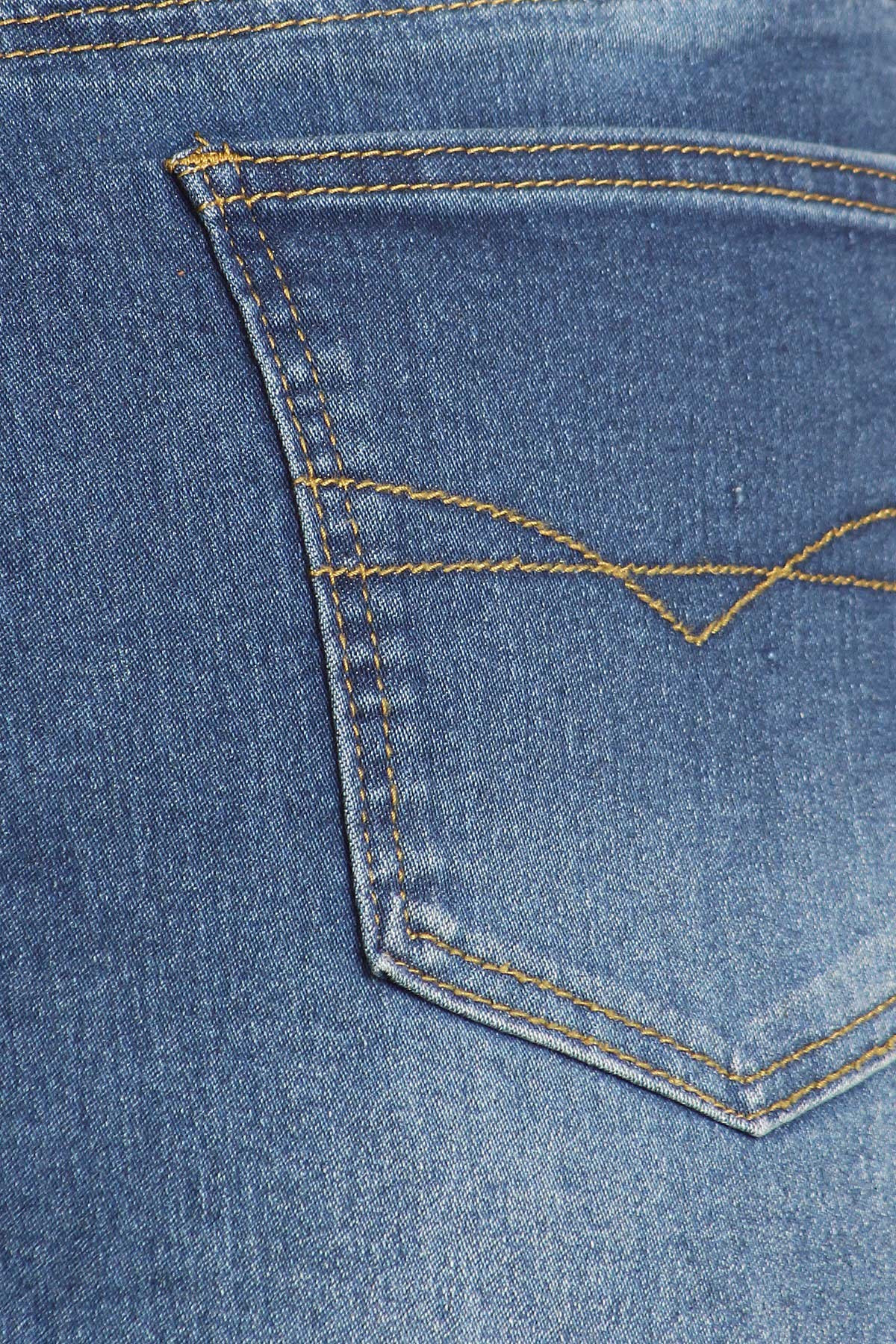 Denim Long Skirt Plus Size