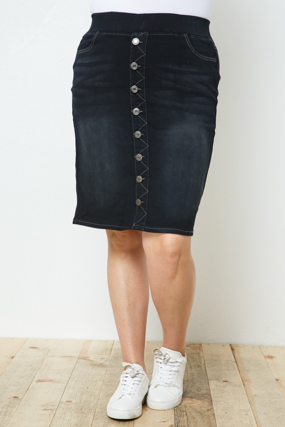 Denim Skirt Plus Size