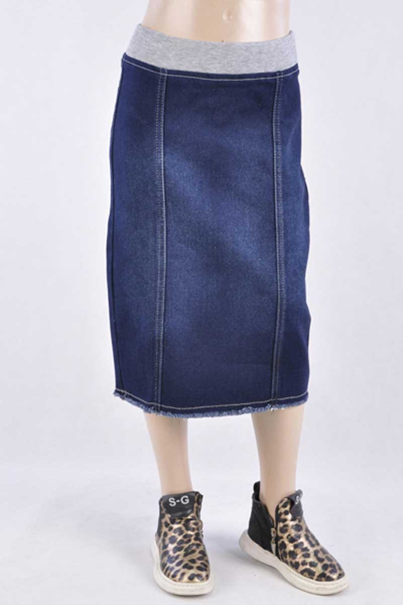 Girls Denim Skirt
