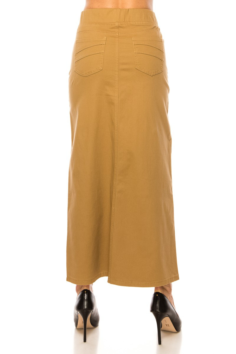 Denim Long Skirt