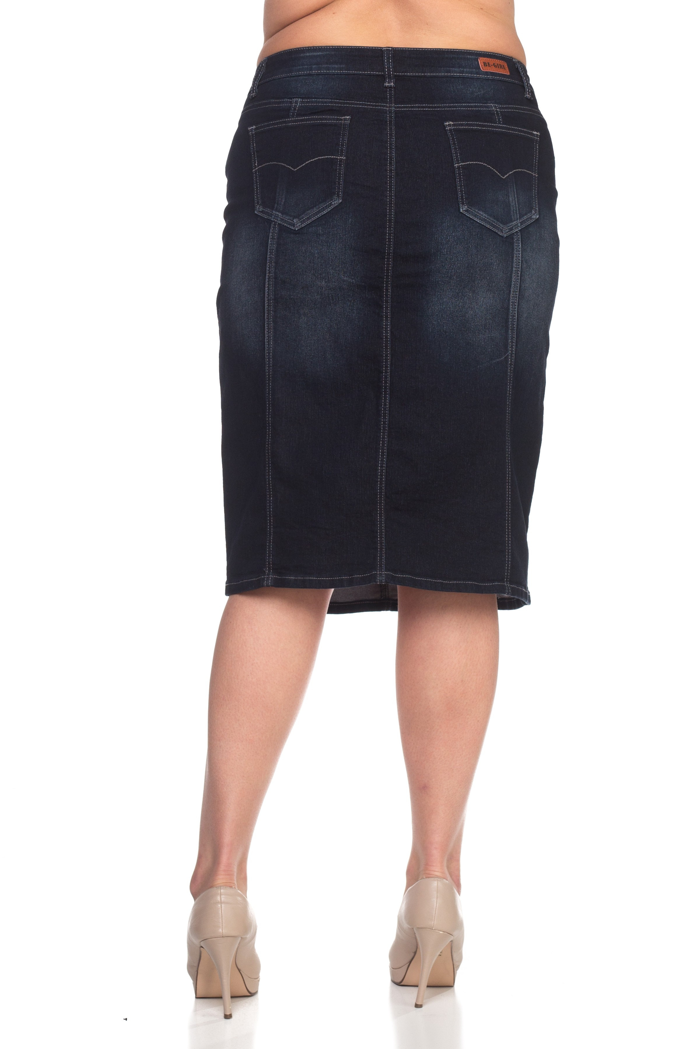 Denim Skirt Plus Size