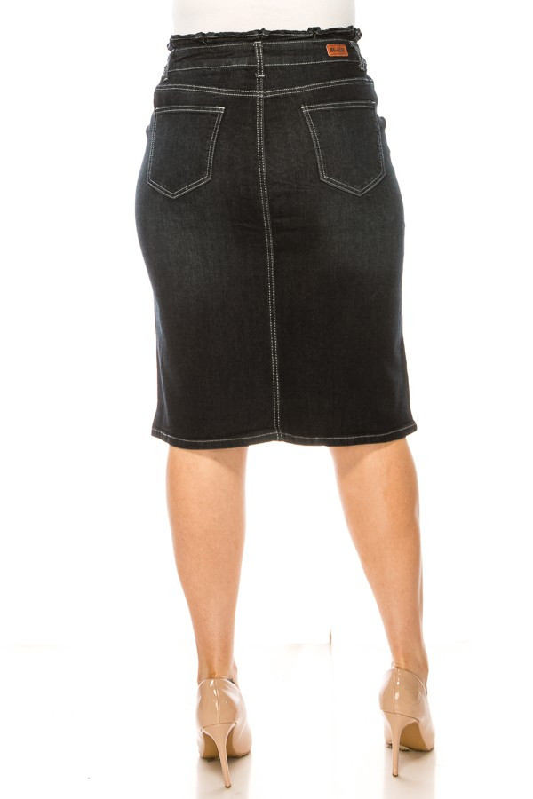 Denim Skirt Plus Size