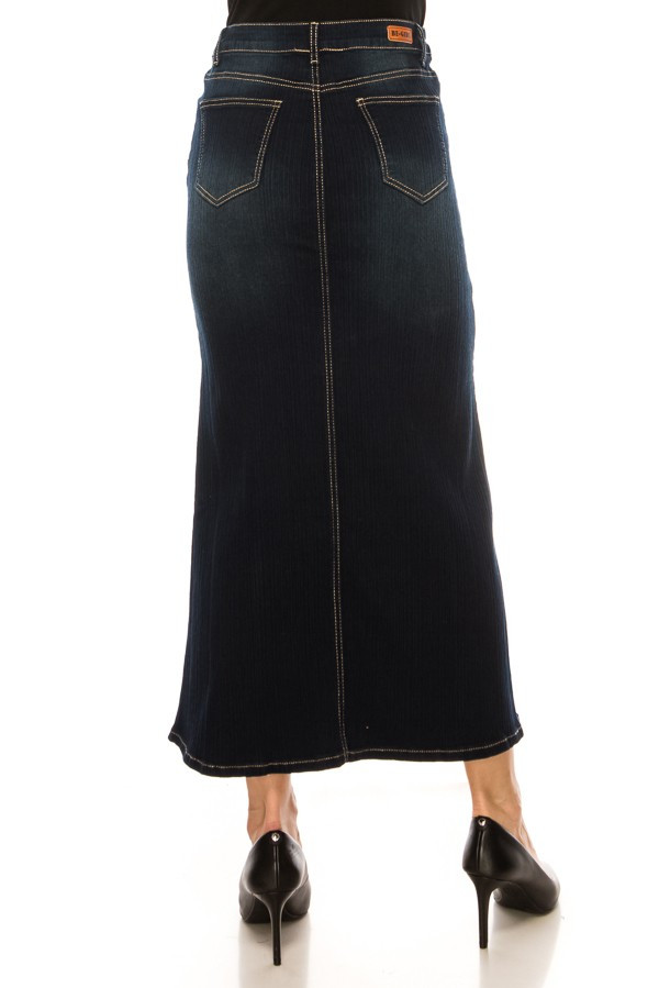 Denim Long Skirt