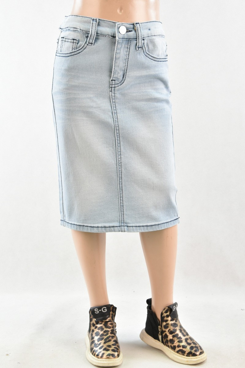 Girls Denim Skirt