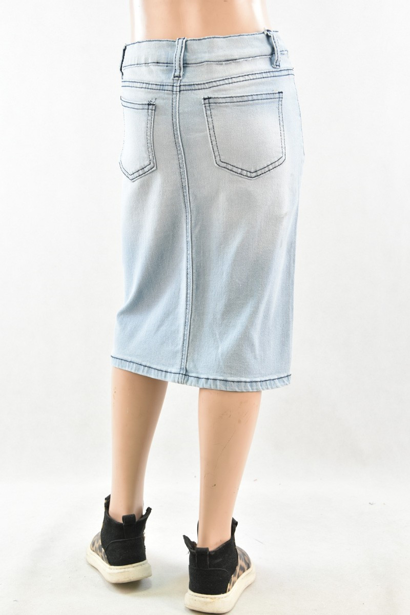 Girls Denim Skirt
