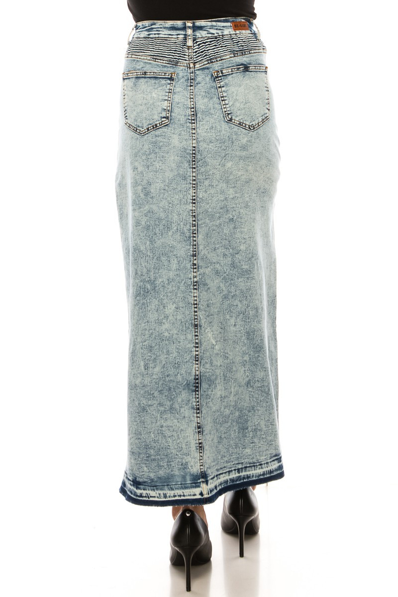 Denim Long Skirt