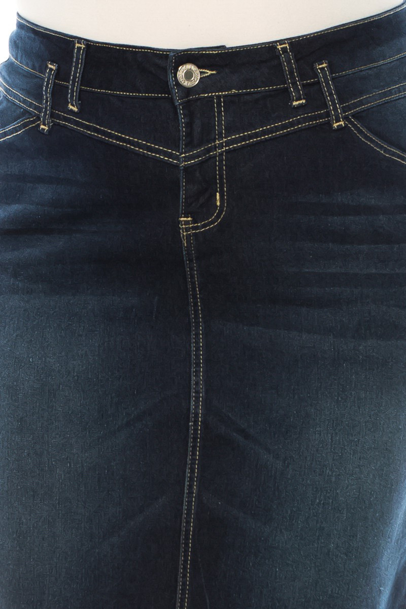 Denim Skirt Plus Size