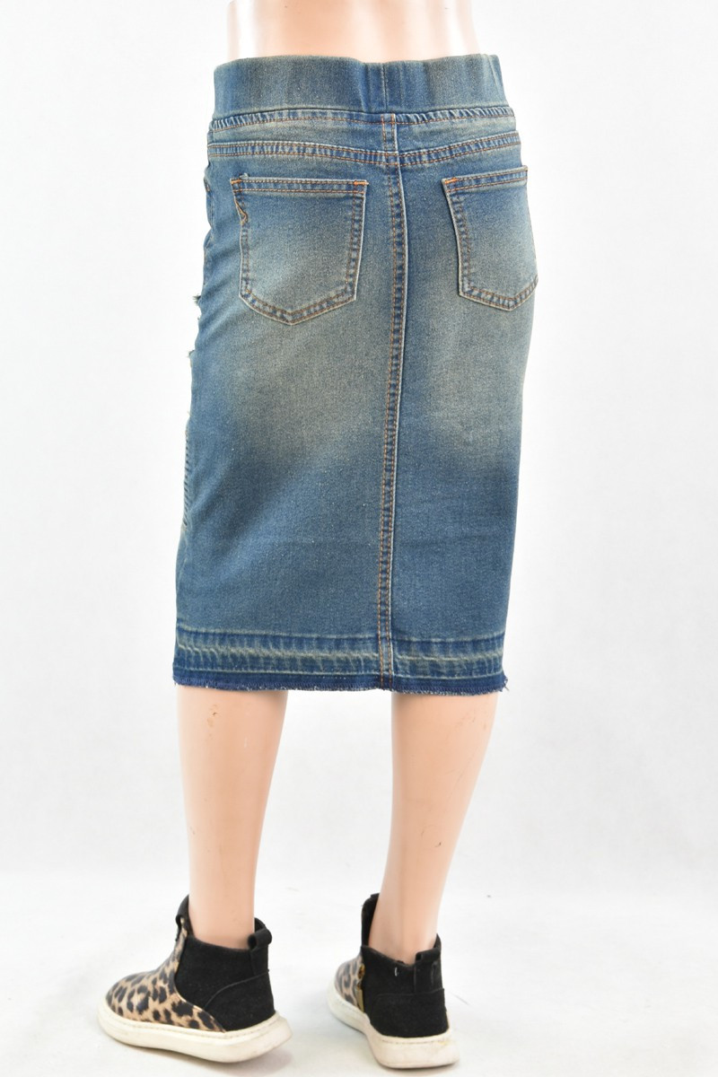 Girls Denim Skirt