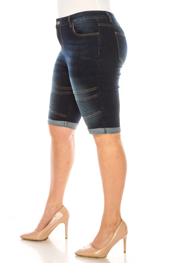 Denim Shorts Plus Size