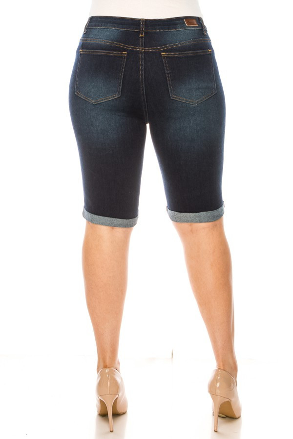 Denim Shorts Plus Size