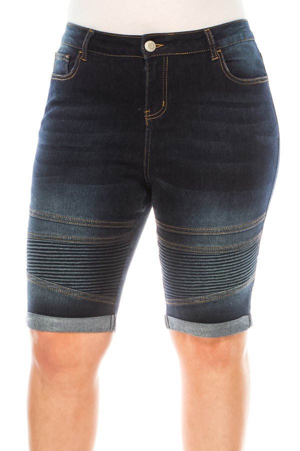 Denim Shorts Plus Size