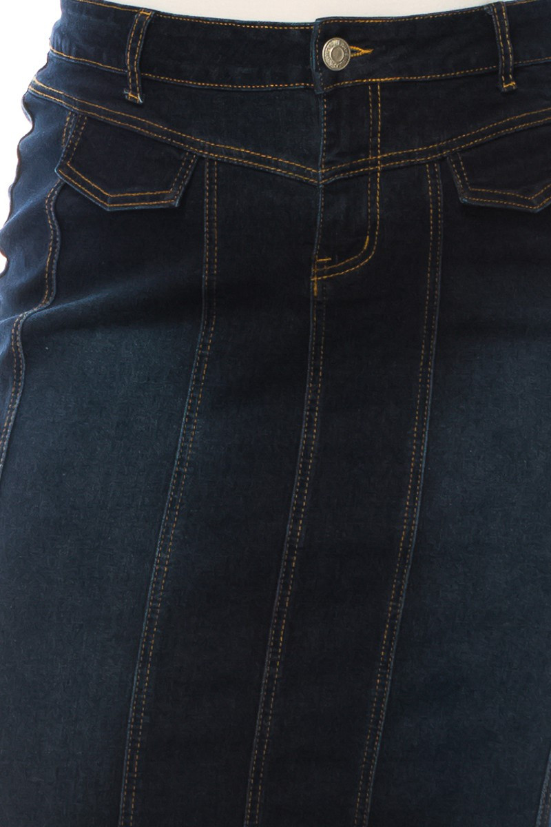 Denim Skirt Plus Size