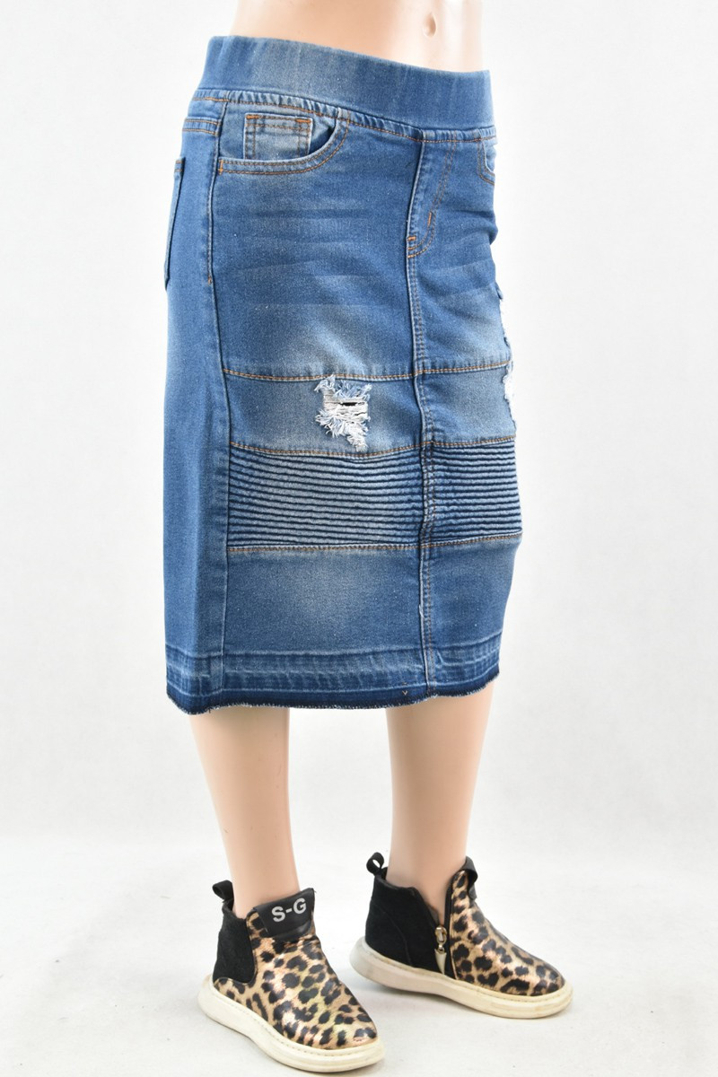 Girls Denim Skirt