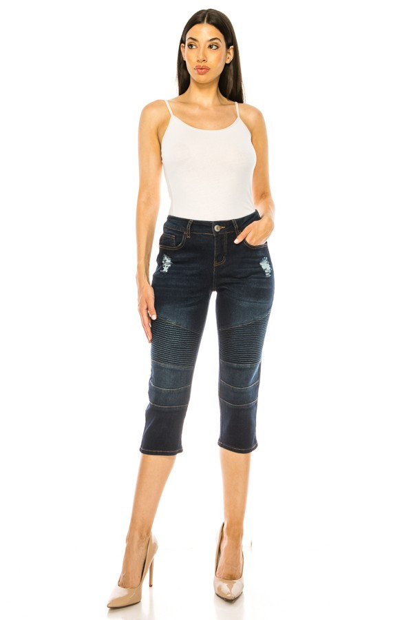 Denim Capri