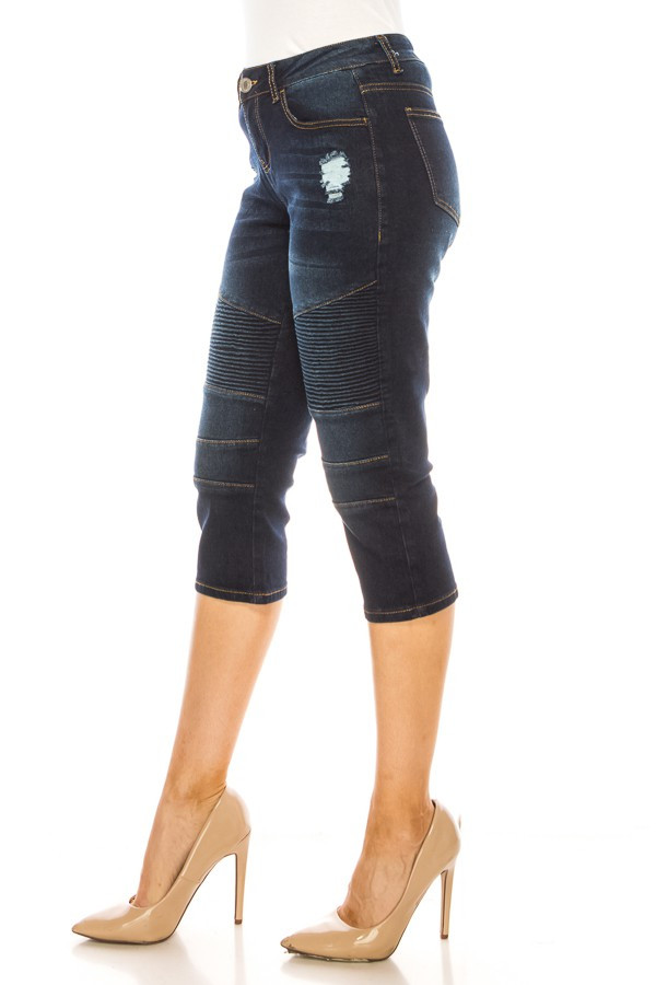 Denim Capri