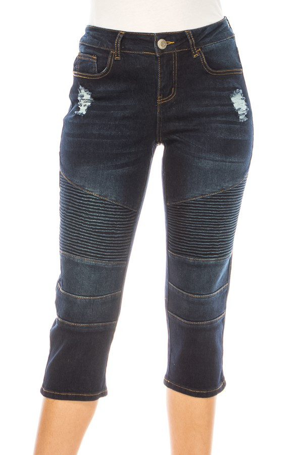 Denim Capri