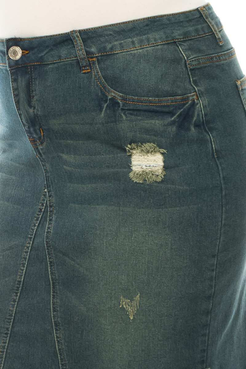 Denim Skirt Plus Size