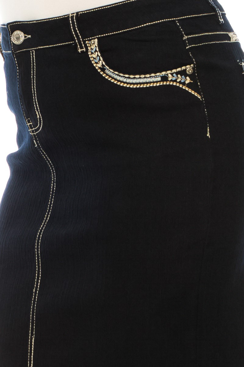Denim Skirt Plus Size