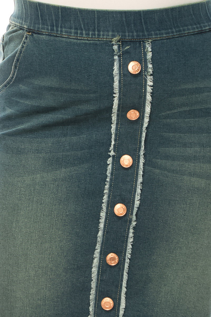 Denim Skirt Plus Size