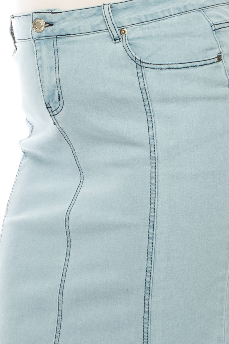 Denim Skirt Plus Size