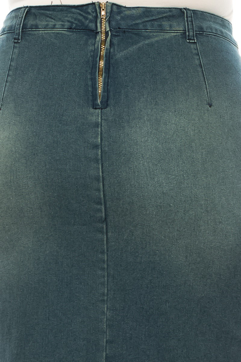 Denim Skirt Plus Size
