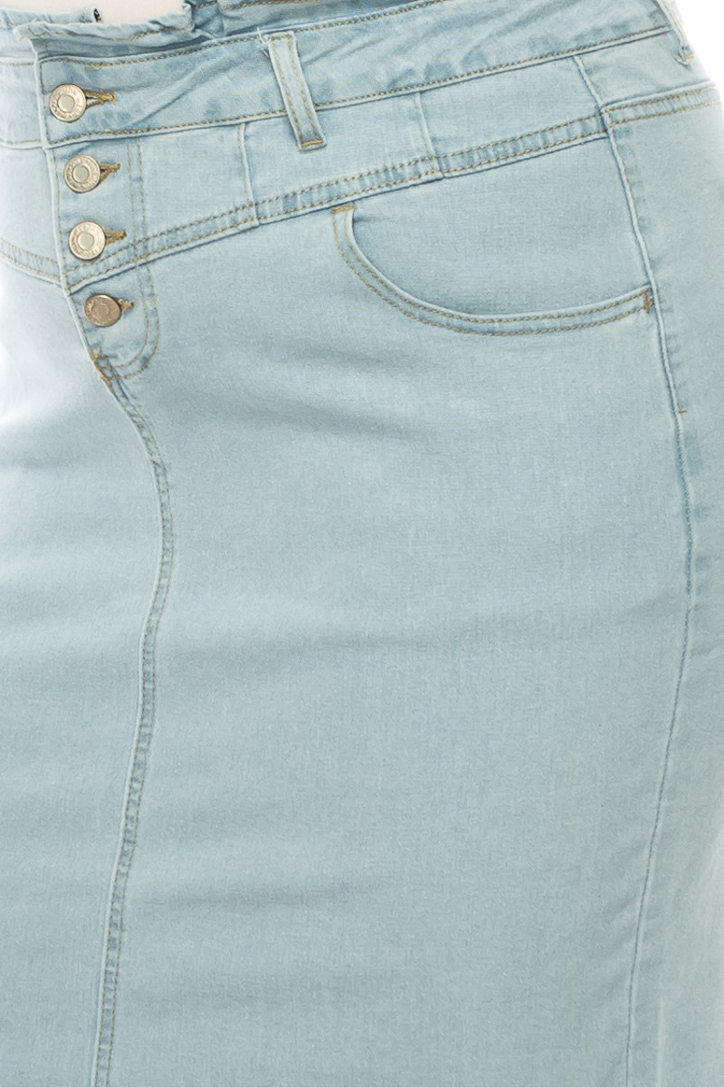 Denim Skirt Plus Size