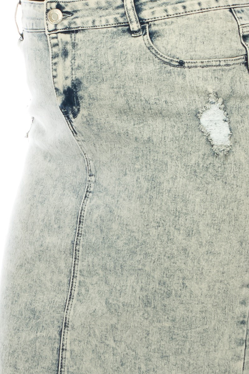 Denim Skirt Plus Size