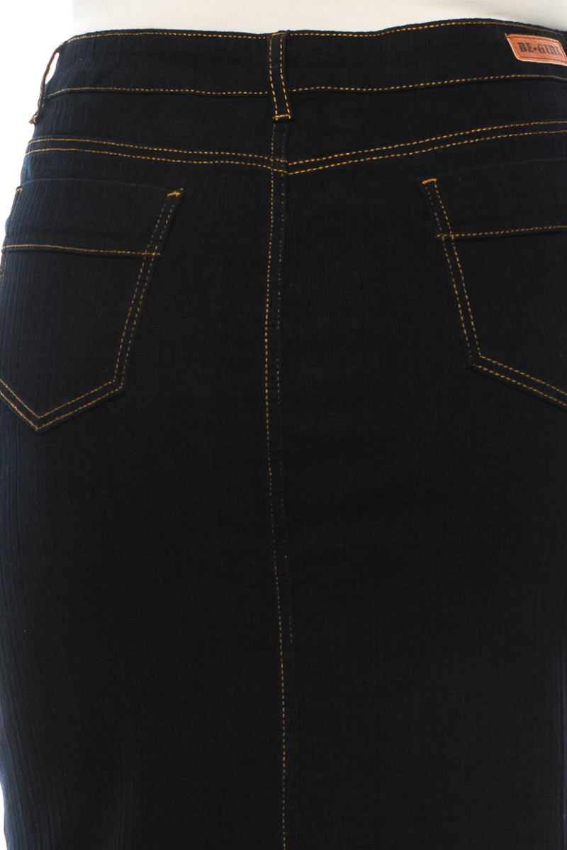 Denim Skirt Plus Size