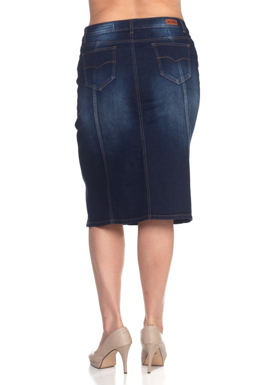 Denim Skirt Plus Size