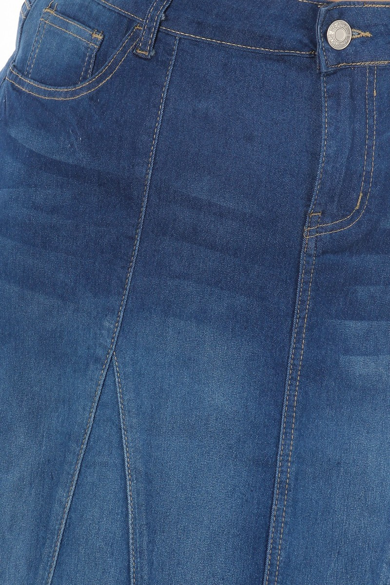 Denim Skirt Plus Size