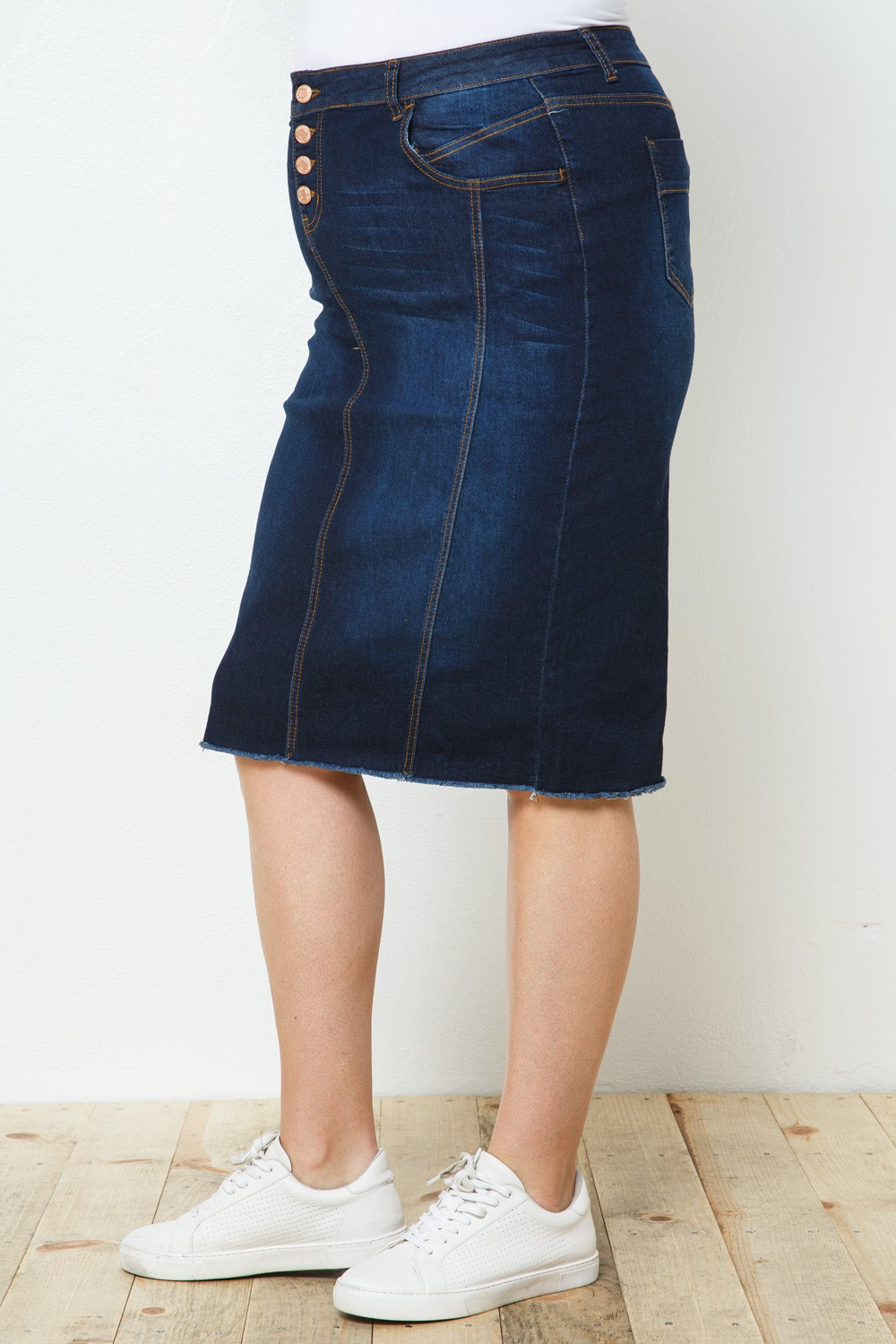 Denim Skirt Plus Size